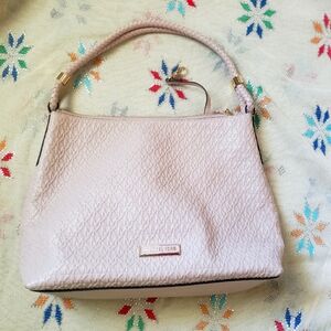 Michael Kors Bags Leather Lexington Purse. Soft Pink Embossed MK Logo